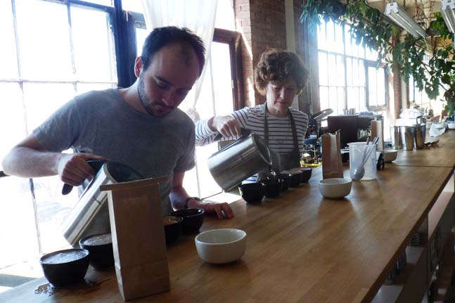 Our in-house, quality control laboratory - located in our Montreal office - is an invaluable resource for quality feedback for producers and roasters alike.