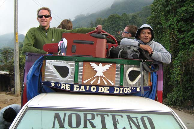 Regalo de Dios - Roasters and farmer representatives are heading to the fields during a regional Producer / Roaster exchange hosted by Maya Vinic in Acteal, Chiapas, Mexico.