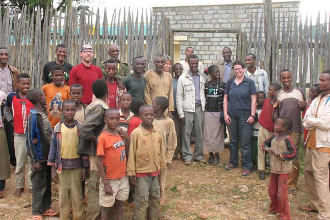 Our first sourcing visit to Sidama Union in 2008 - here at Fero Cooperative. with roaster members Mark Glenn, Conscious Coffees, and Lee Wallace, Peace Coffee, and Monika Firl, CC Projects Manager.